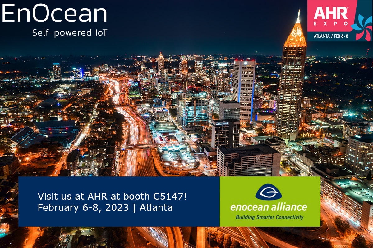 EnOcean at AHR Expo 2023 – sustainable IoT solutions for HVAC - EnOcean