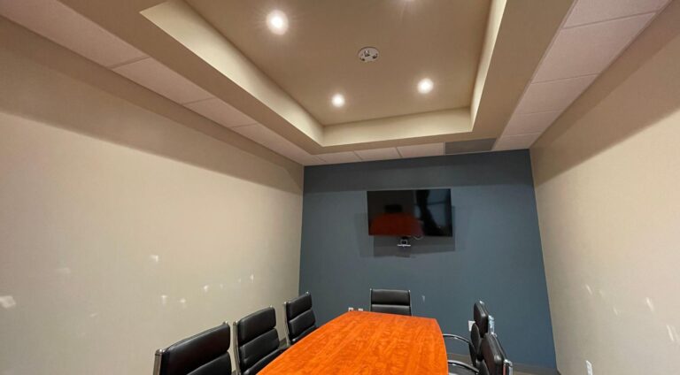 Conference room in medical facility